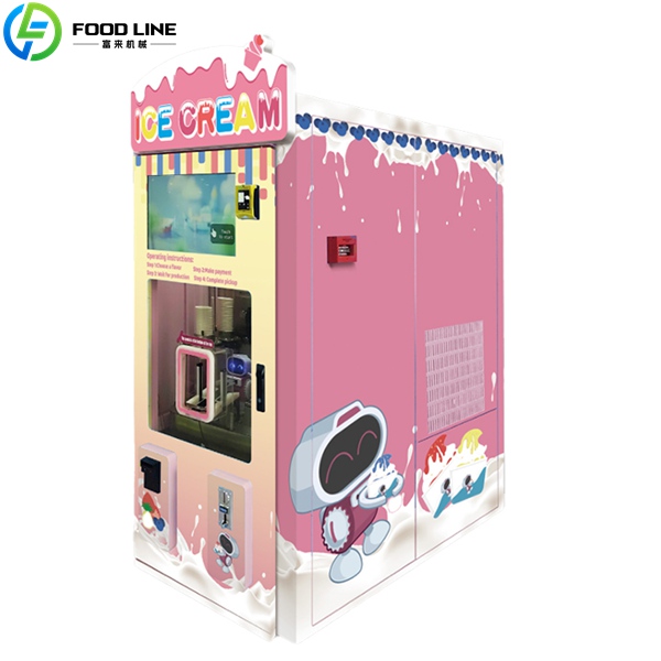 ice cream vending selling machine