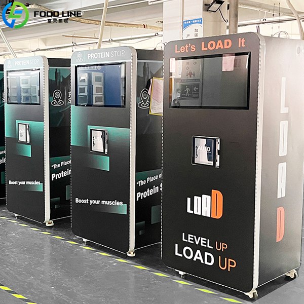 protein vending device in gym