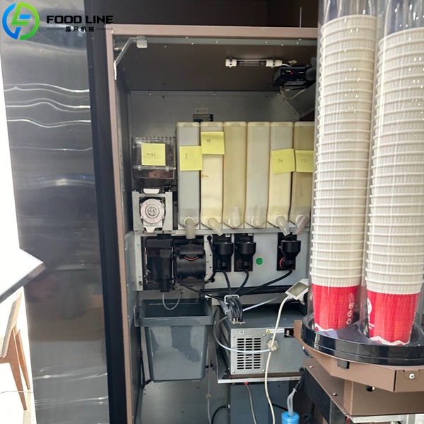 smart coffee vending machine detail