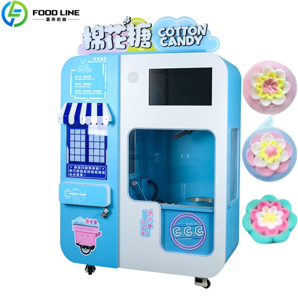 smart cotton candy vending device