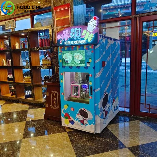 smart ice cream vending selling machine