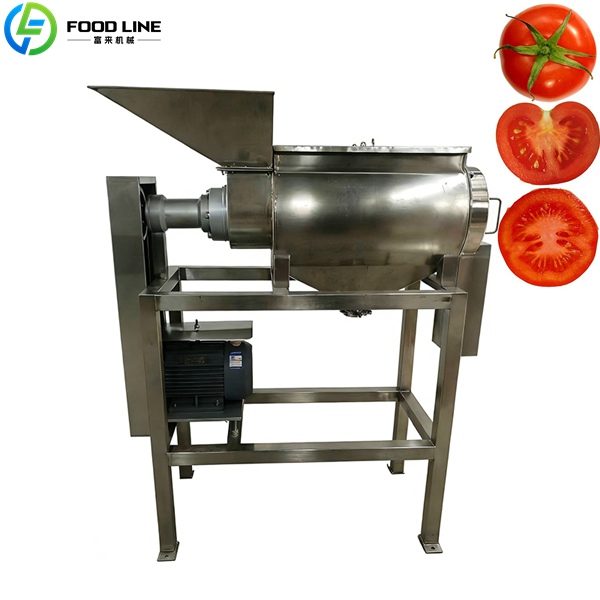 tomato pulping device