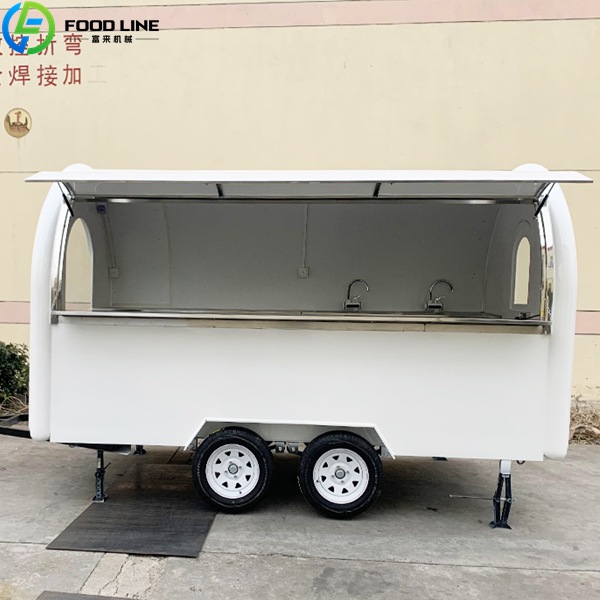 white round trailer