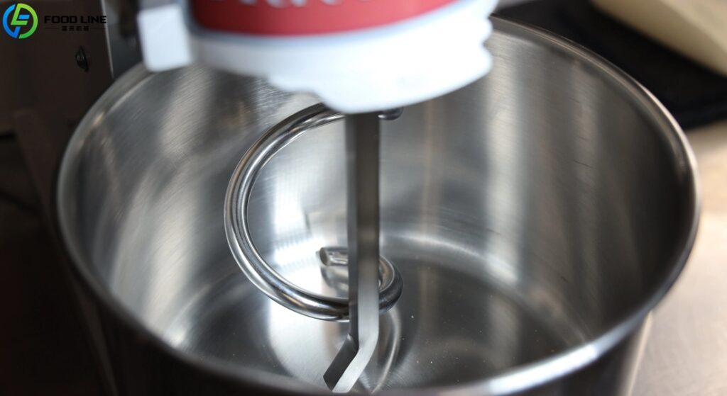 automatic dough mixer equipment detail