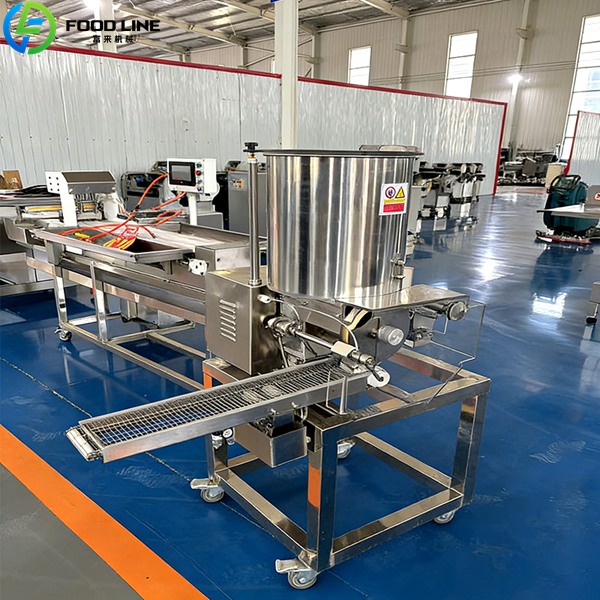 meat patty forming device