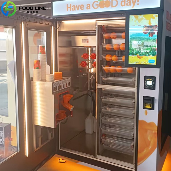 juice vending device inner