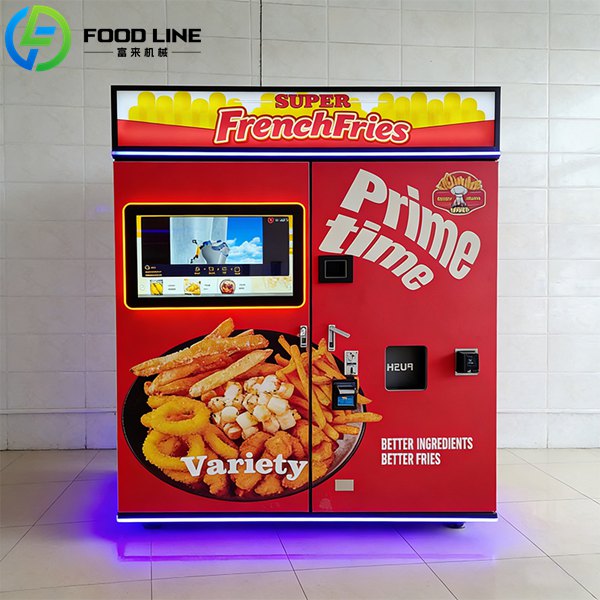 automatic french fries vending device