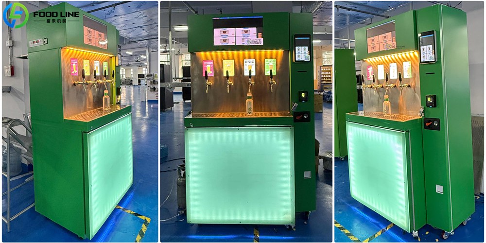 fresh beer vending device