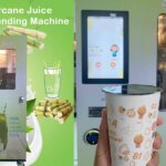Sugar Cane Vending Machine for Sale in the USA fresh sugarcane vending machine