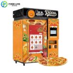 large screen pizza vending device