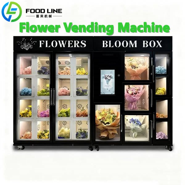 smart vending device for flowers