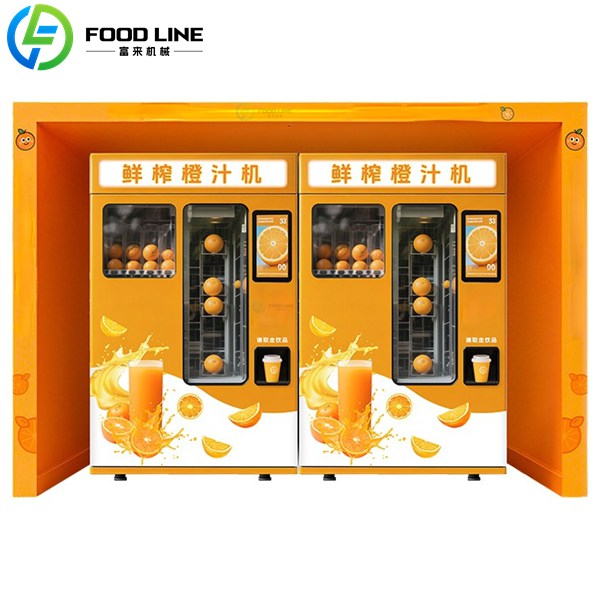 vending device for orange juice