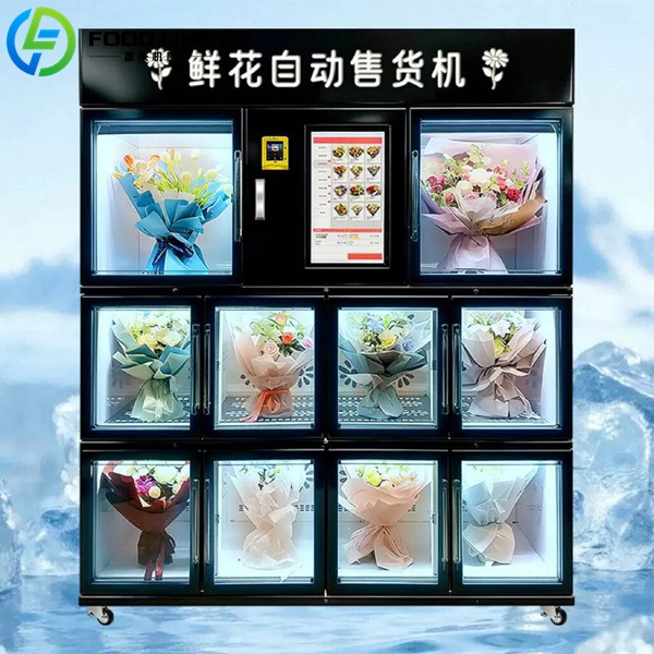 10 compartment flower vending device