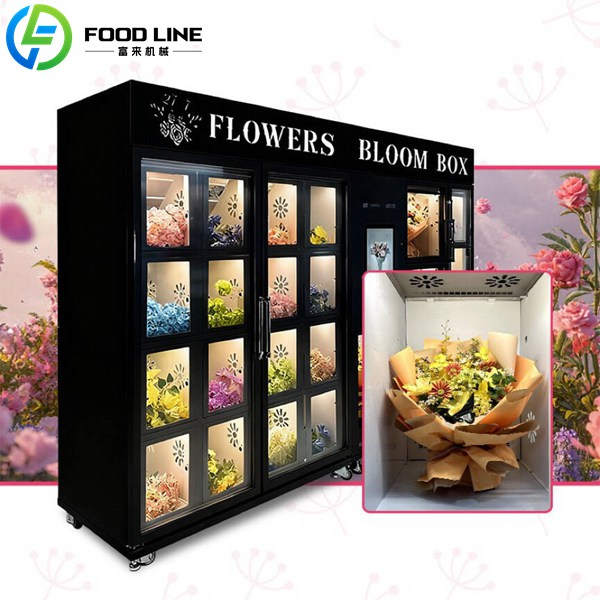 27 compartment flower vending equipment