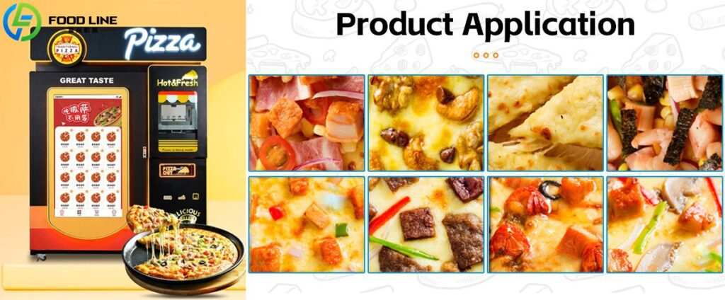 automatic pizza vending device