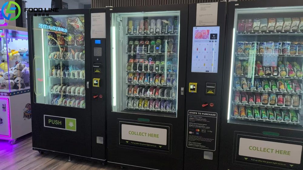 black cold drink vending device