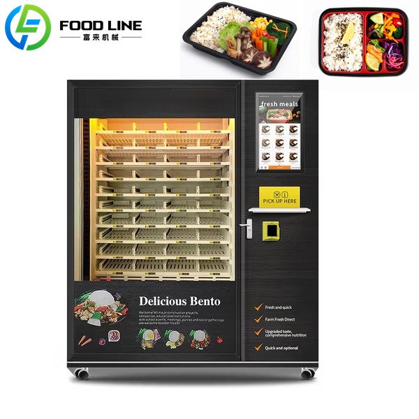 black vending device for lunch box