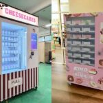 Cupcake Vending Machine for Sale in France cake vending equipment