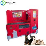 Dog Wash Vending Machine with Disinfection Function red colored pet washing machine