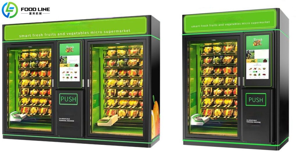 smart vegetable and fruit vending device