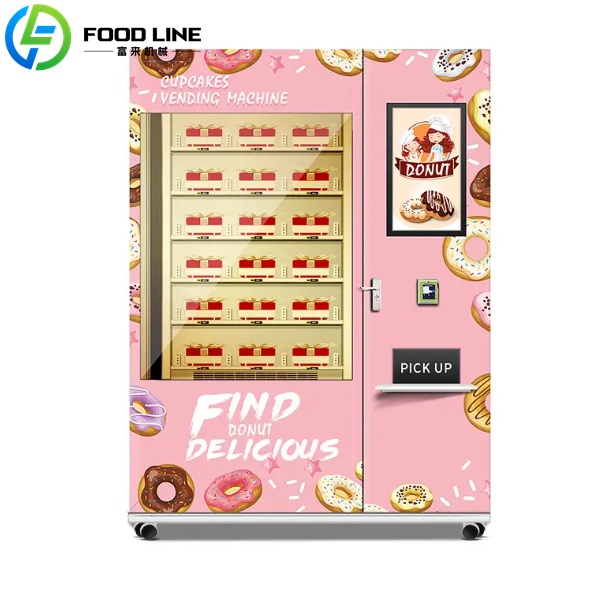 smart vending device for cakes