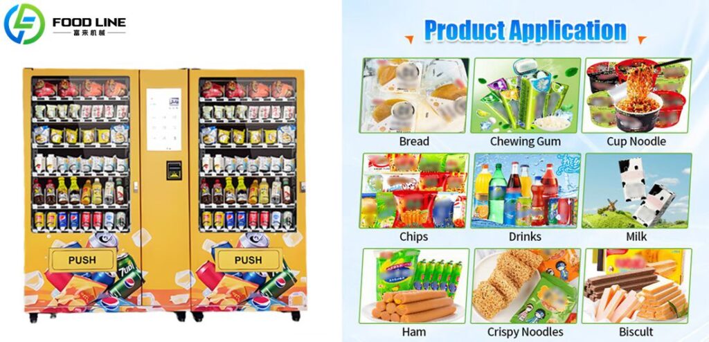 snack and beverage vending device