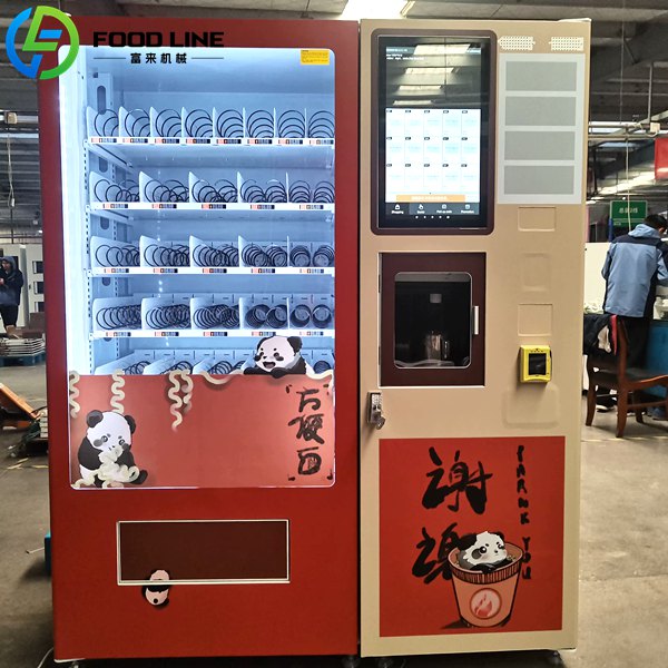 vending device for instant noodles