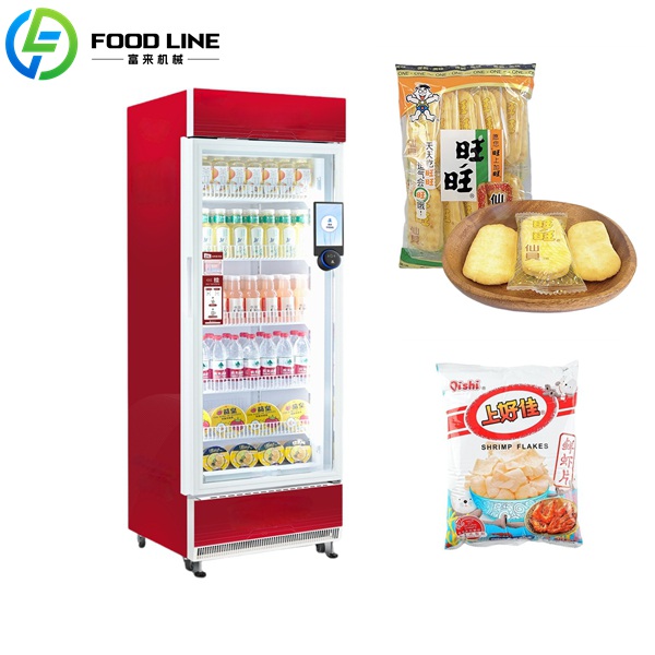 red ai vending device