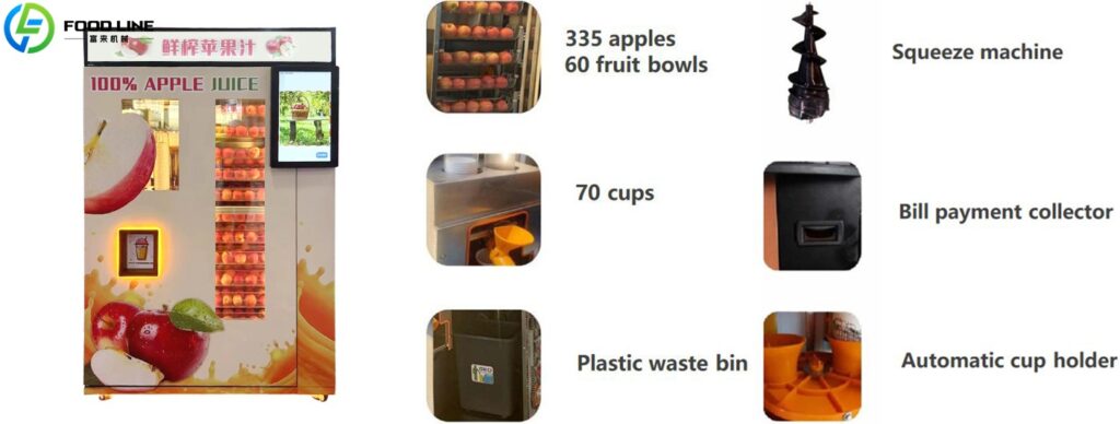 smart apple juice vending device