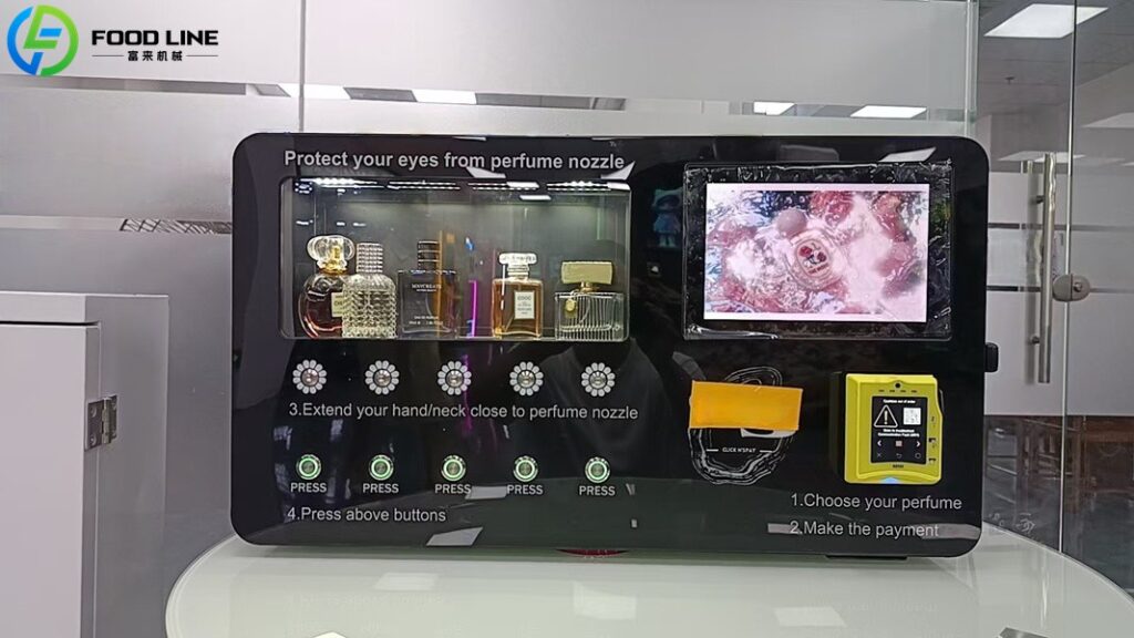 wall mounted automatic perfume vending device with 5 nozzles