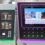 6 Sets Perfume Dispensing Machine Shipped to France wall mounted automatic perfume vending machine with 6 nozzles