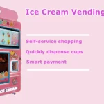 Self Service Ice Cream Vending Machine automatic ice cream vending device
