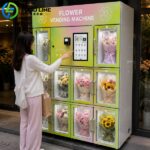 customized fresh flower vending device