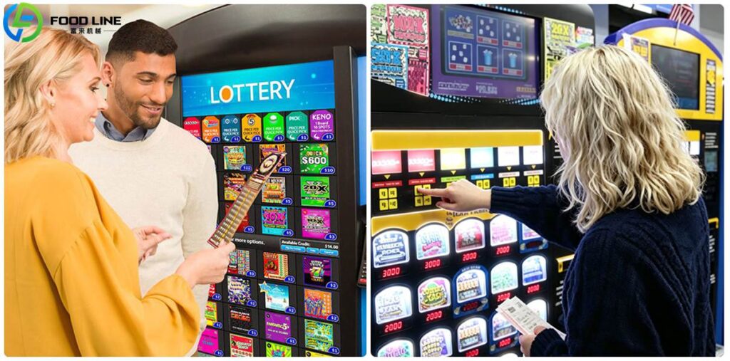 customized lottery vending device