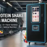 large screen protein shake vending device