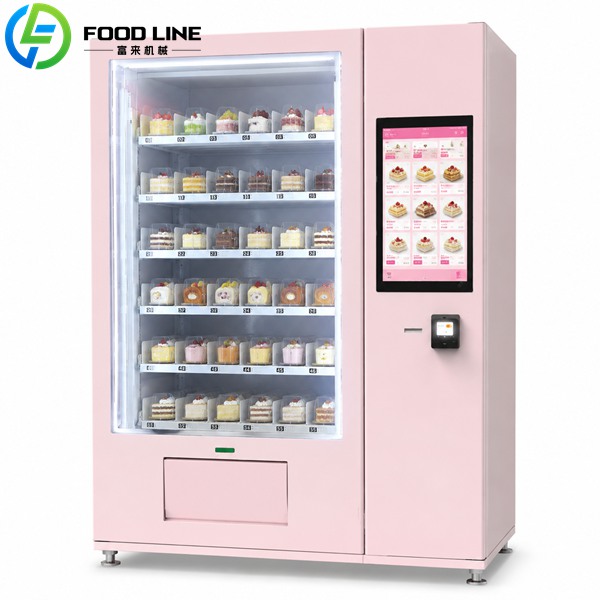 pink cake vending device