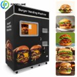 Hamburger Vending Machine for Hot Food Business smart vending device for burger