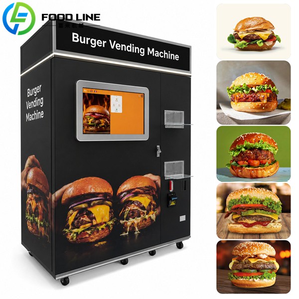 smart vending device for burger