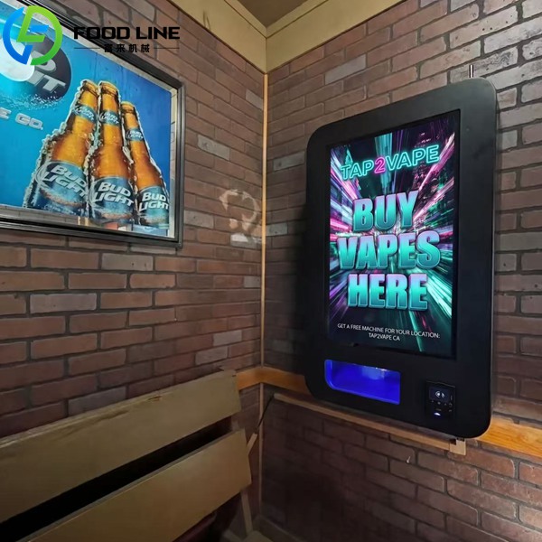 black electronic cigarette vending device