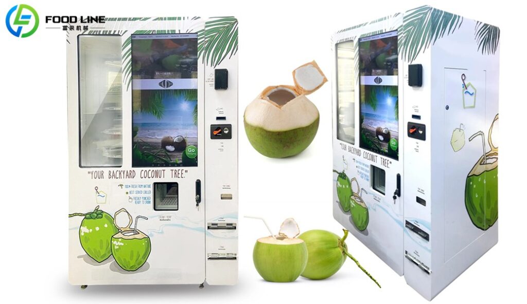 coconut vending device