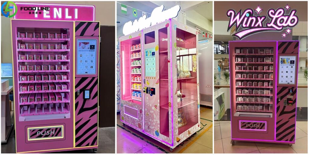 customized beauty vending device