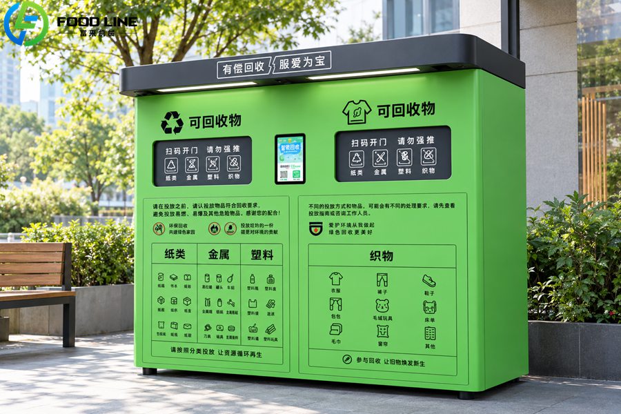 green reverse vending device
