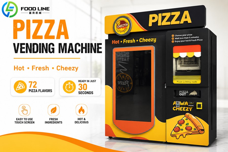 hot pizza vending device