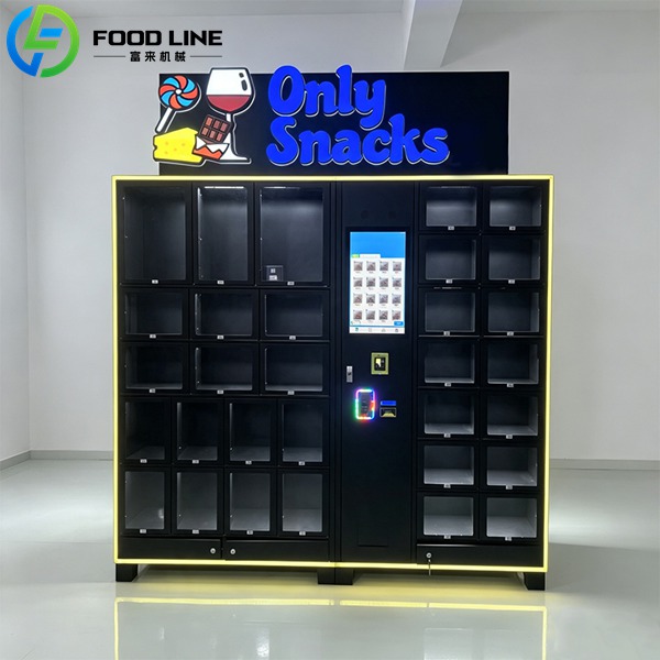 black locker vending device