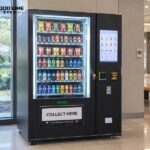 10 Automatic Snack Vending Machine in France black snack vending device