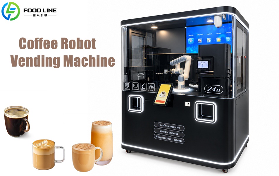 coffee robot vending device
